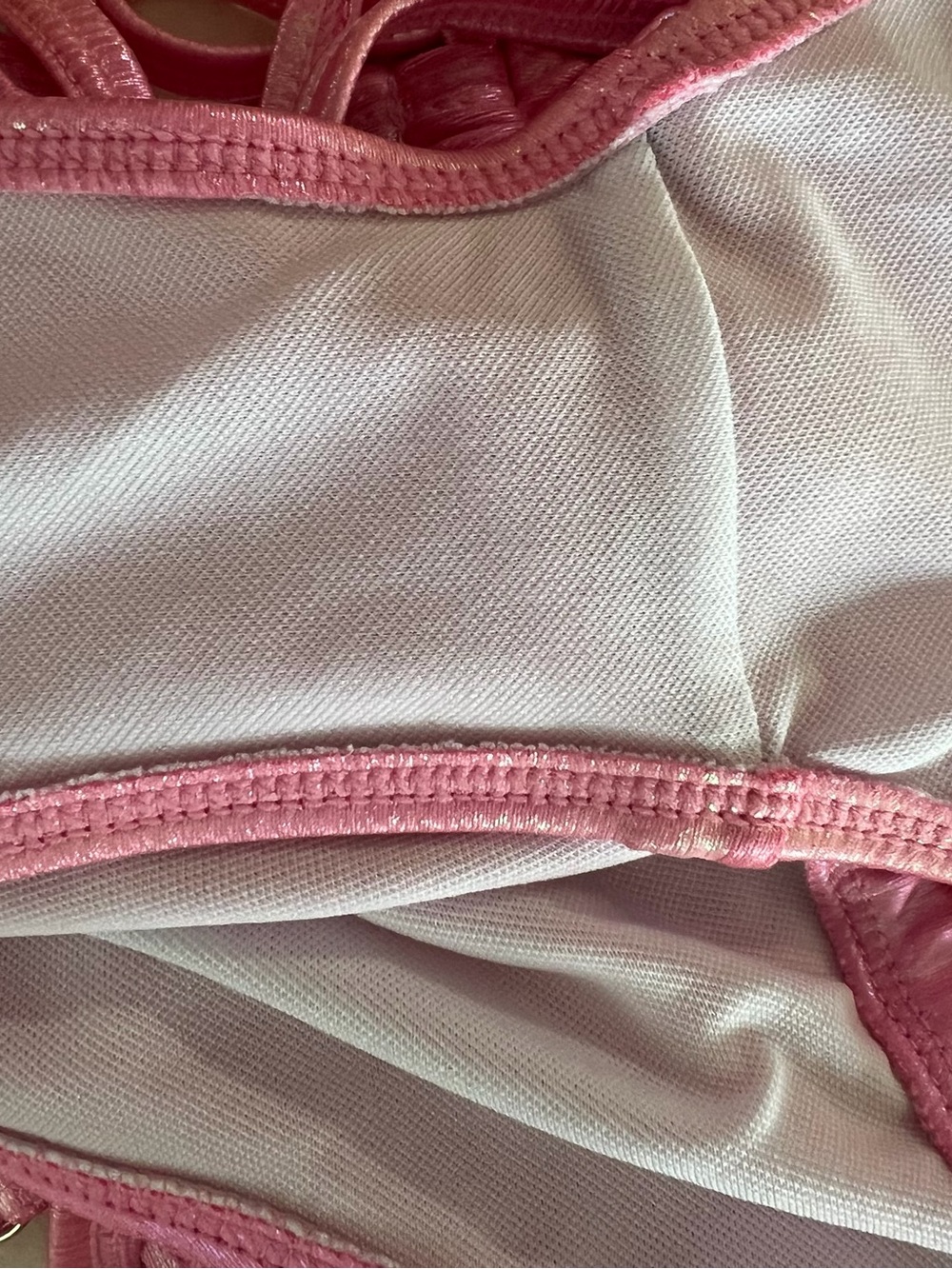 Hot Pink Drawstring Top & Sides Cut Out One Piece Swimsuit -- 0XL - Picture 11 of 11